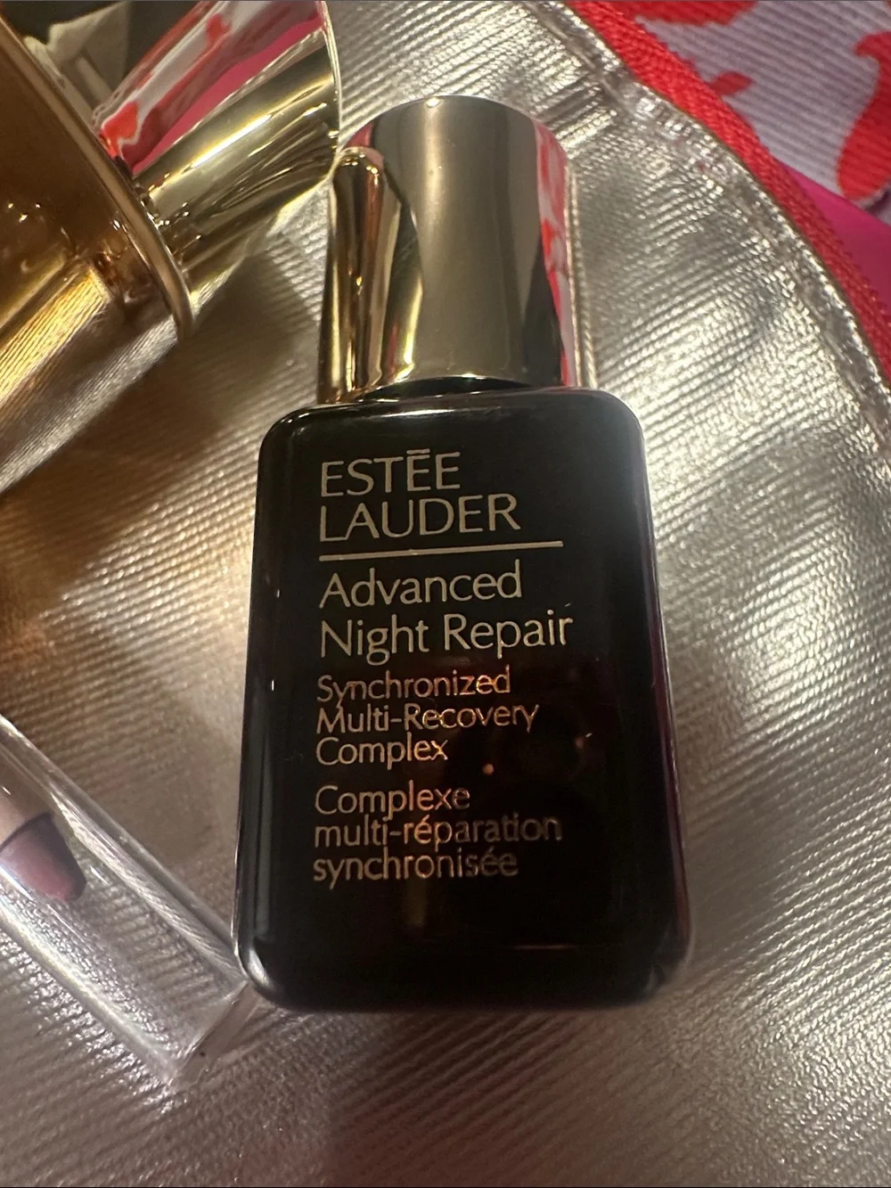 Estee Lauder Gold Jar Moisturizer with Pink and Silver Accents - Picture 2 of 9